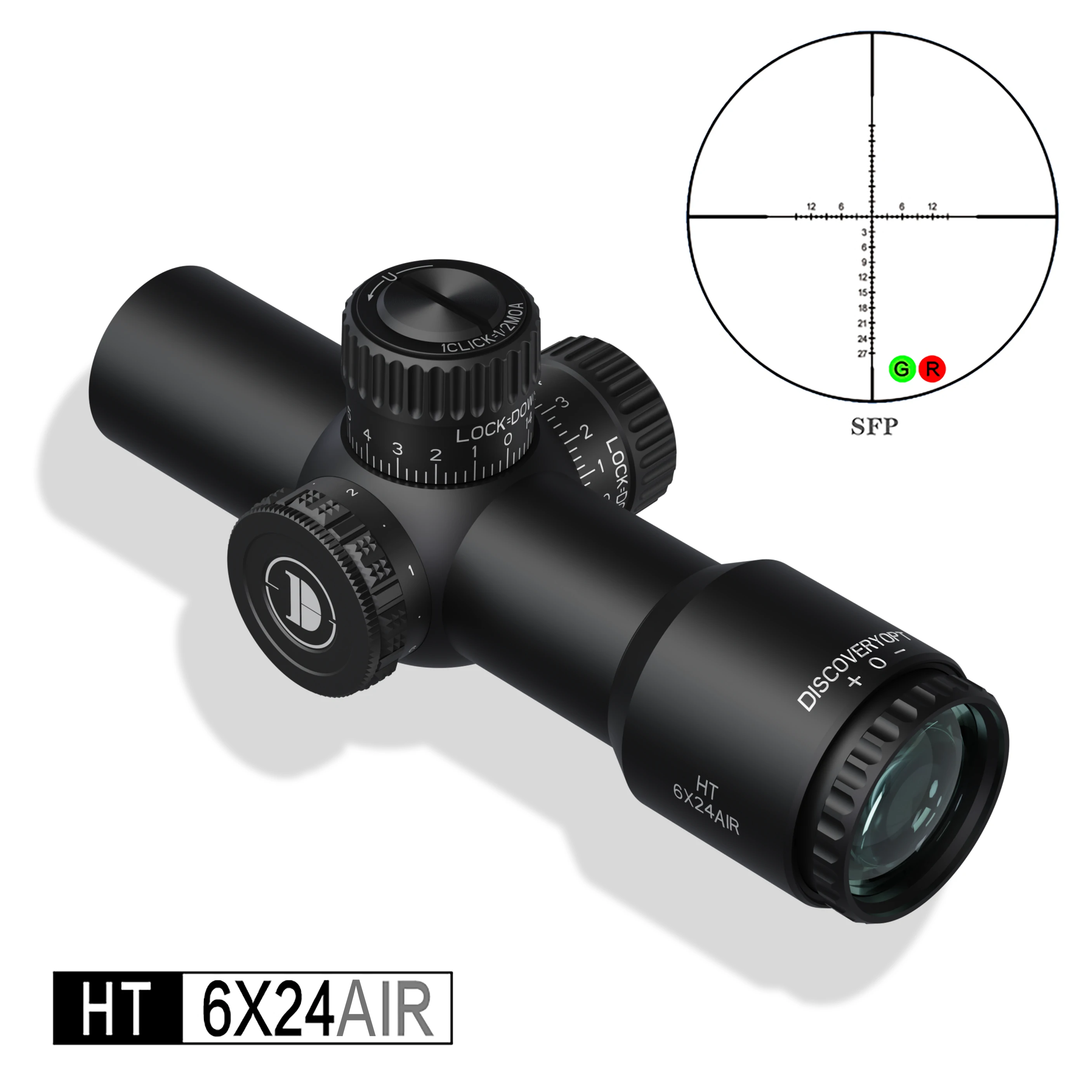 ビデオトロンVIDEOTRONオートワイプ&カラースーパー　AW-891 DISCOVERYOPT HT 6x24IR FFP Rifle Scope | Compact Entry Tactical