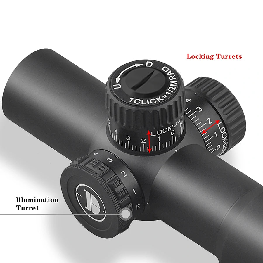 DISCOVERYOPT HT 6X24IR-FFP-MRAD Diameter:30MM Short Optics Scope