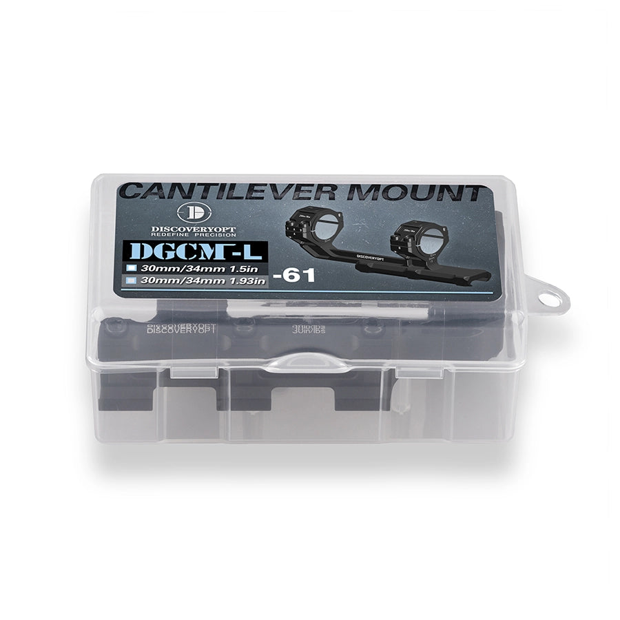 DISCOVERYOPT Multi-Compatible Cantilever Scope Mounts | One-Piece 0MOA 30MM/34MM Tube for Picatinny Rail