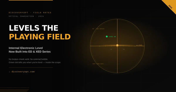 The Scope That Levels the Playing Field: DISCOVERYOPT's Internal Electronic Level Explained