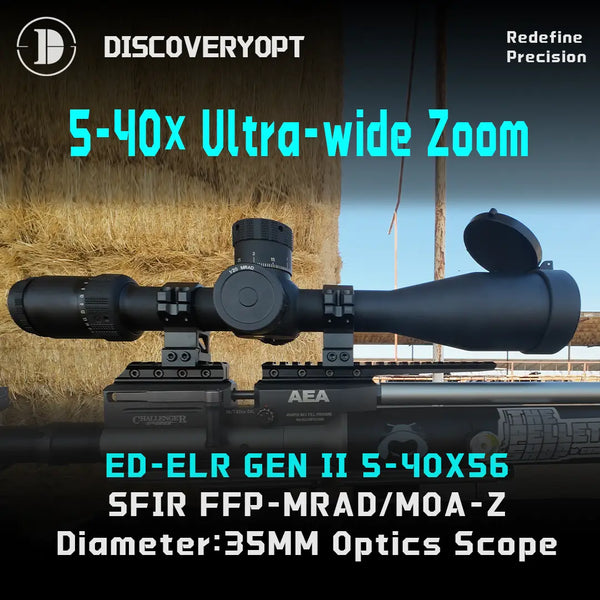 Discoverer Optics ED-ELR GENⅡ 5-40X56 Scope Review: ELR Extreme Long-Range and Professional PRS Competition Test