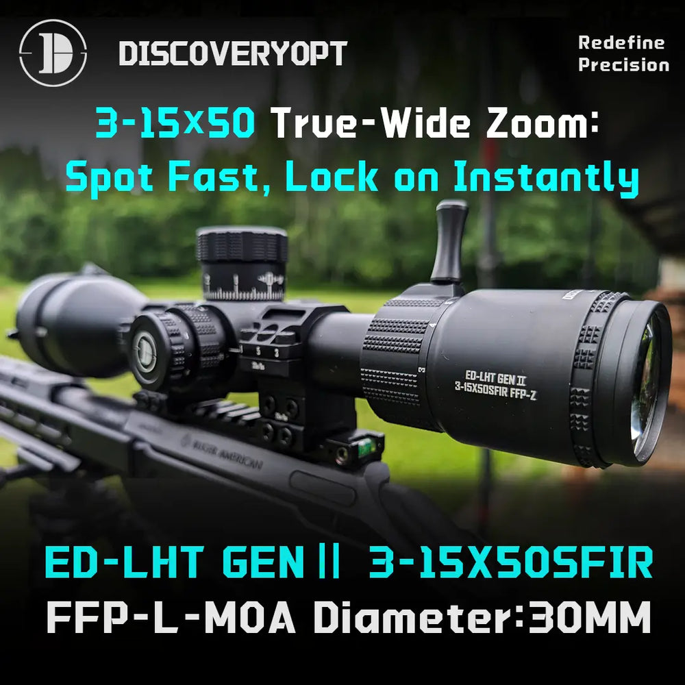 DiscoveryOpt ED-LHT GEN II 3-15x50 Review: Field Tested Lightweight Hunting FFP Scope