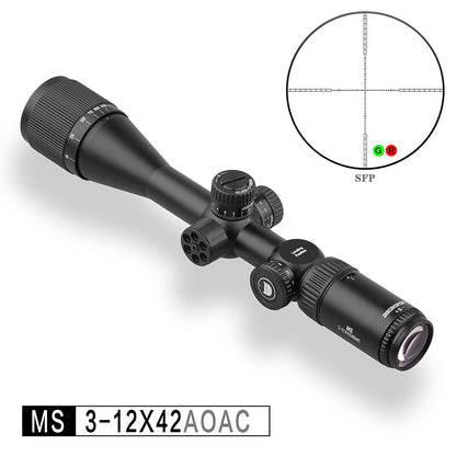 MS 3-12X42AOAC SFP-MOA Diameter:25.4MM Optics Scopes