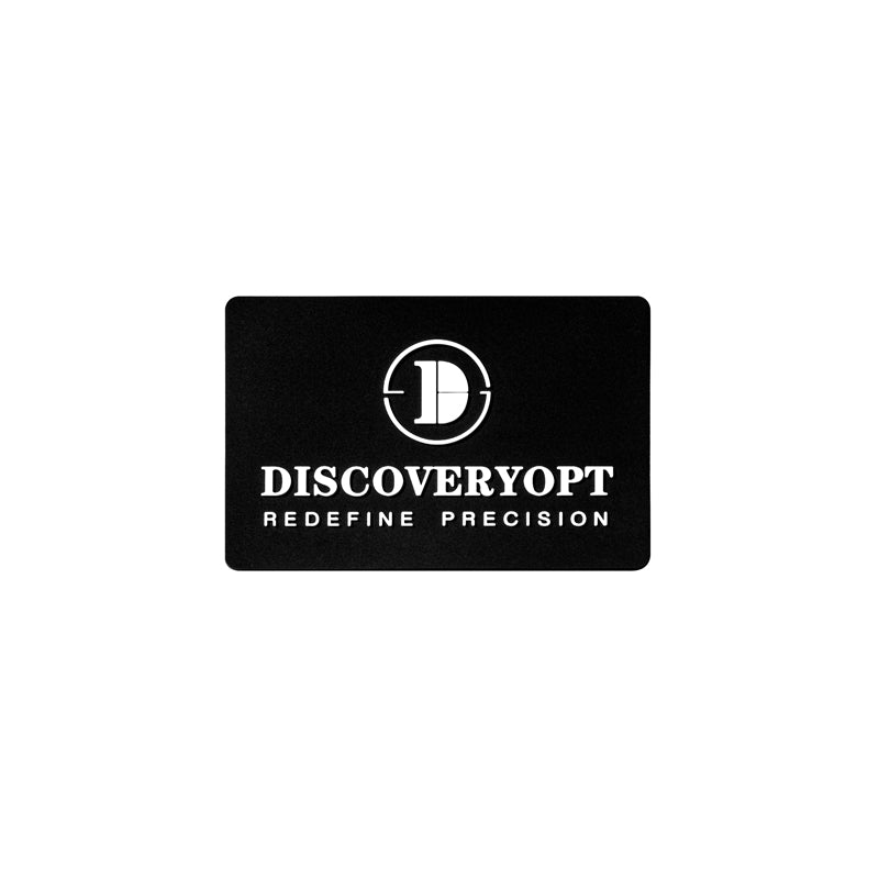 DISCOVERYOPT Molded Patch, 58mm * 88mm, raised lettering, 0.7mm thickness,Hook‑and‑Loop Backing
