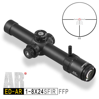 ED-AR 1-8X24SFIR FFP-MIL Diameter:34MM Optics Scope