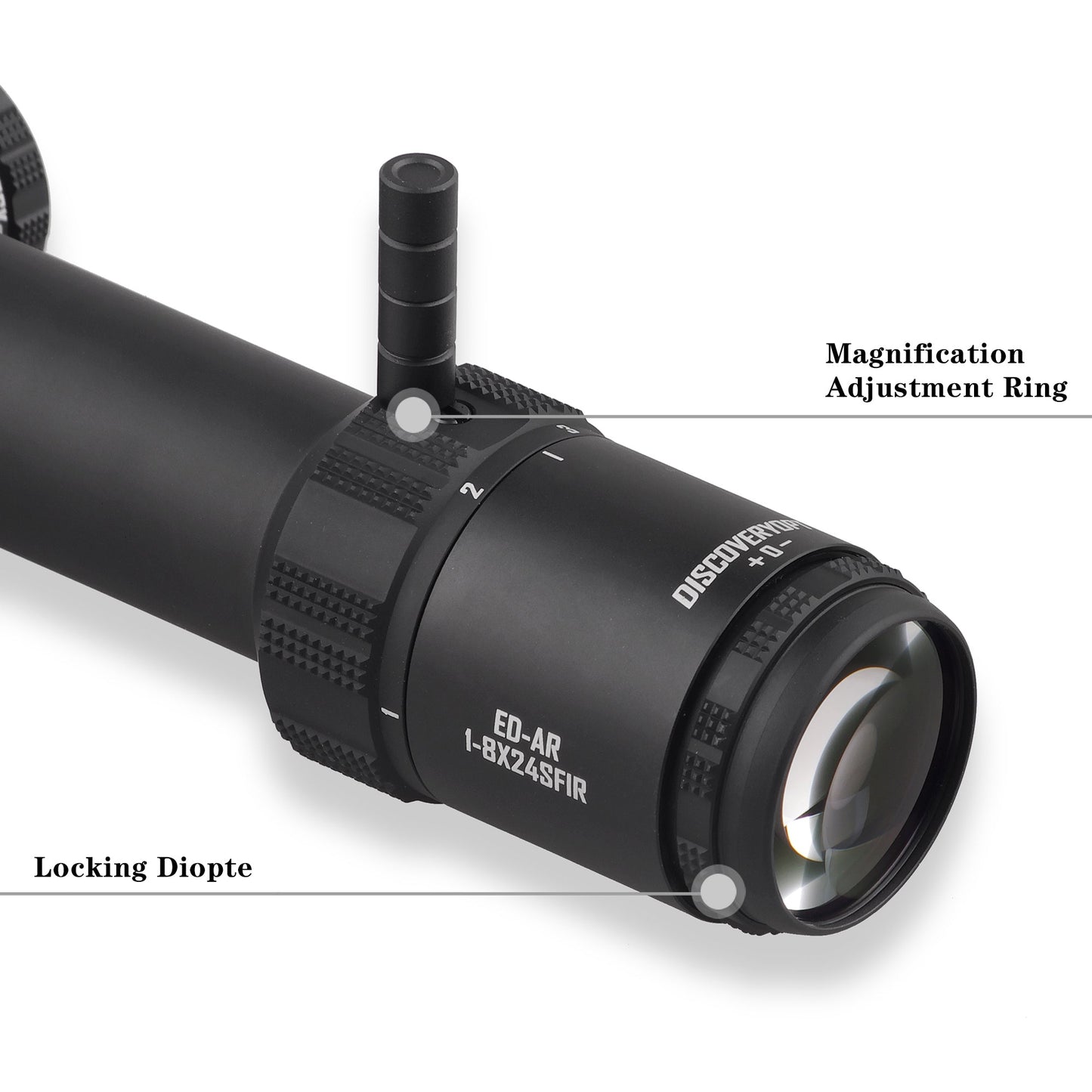 ED-AR 1-8X24SFIR FFP-MIL Diameter:34MM Optics Scope