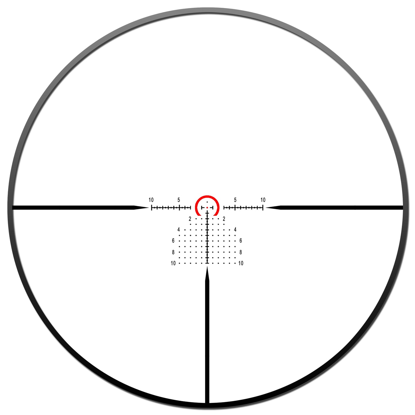 ED-AR 1-8X24SFIR FFP-MIL Diameter:34MM Optics Scope