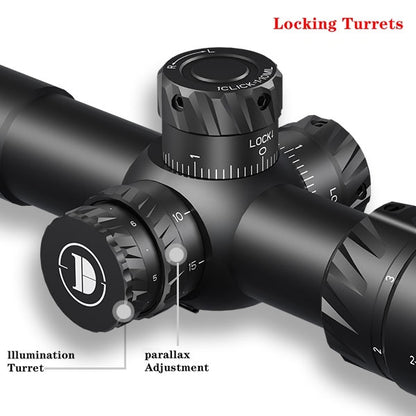DISCOVERYOPT HD 2-12X24SFIR FFP-MIL Tube Diameter:30MM Short Optics Scope