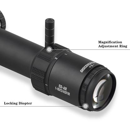 DISCOVERYOPT ED-AR 1-8X24SFIR FFP-MRAD LPVO Diameter:34MM Optics Scope
