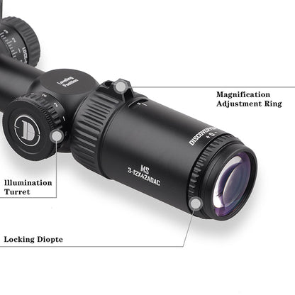 MS 3-12X42AOAC SFP-MOA Diameter:25.4MM Optics Scopes