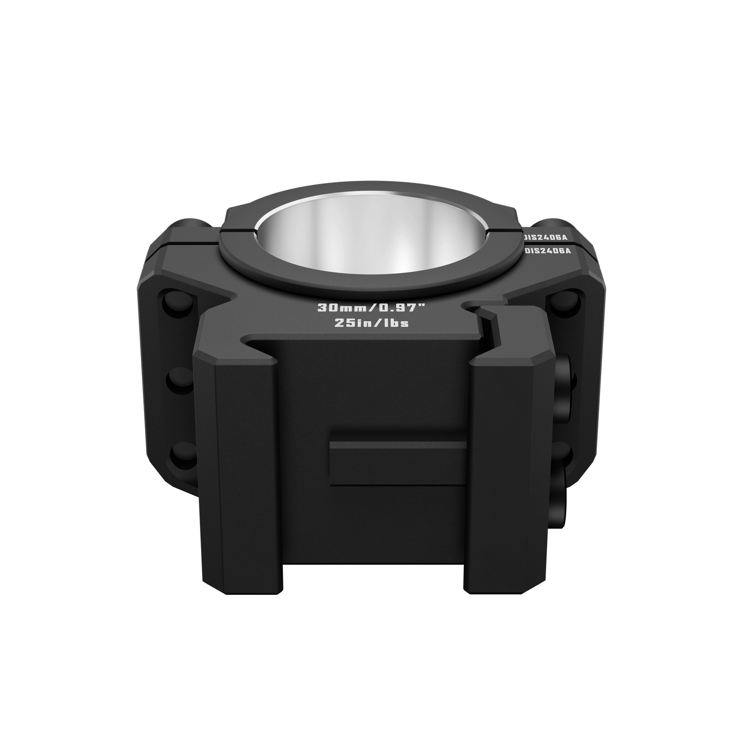 DISCOVERYOPT 6061 Aluminum Heavy-Duty Scope Mount – Fits 25.4mm & 30mm Tubes | 0.97"/1.26" Height | Picatinny Rail Compatible