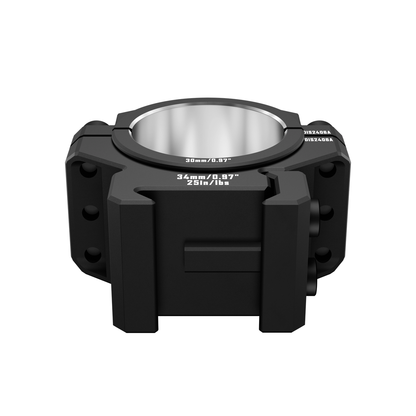 DISCOVERYOPT 6061 Aluminum Heavy-Duty Scope Mount – Fits 30mm & 34mm Tubes | 0.97"/1.26" Height | Picatinny Rail Compatible