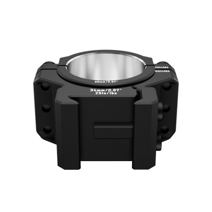 DISCOVERYOPT 6061 Aluminum Heavy-Duty Scope Mount – Fits 30mm & 34mm Tubes | 0.97"/1.26" Height | Picatinny Rail Compatible