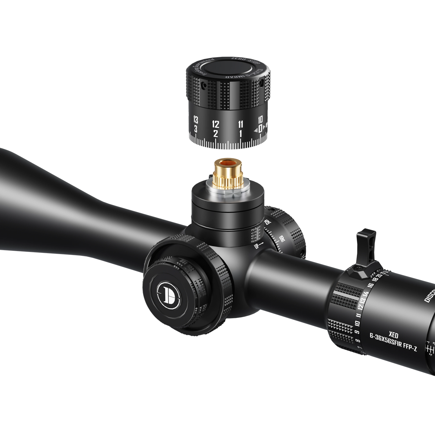 DISCOVERYOPT XED 6-36X56SFIR FFP-MRAD/MOA-ZERO STOP Diameter:35MM Optics Scopes