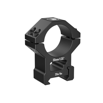 DISCOVERYOPT Picatinny Scope Rings for 25.4mm＆30mm Tubes – 1.35" High | for Picatinny, Weaver