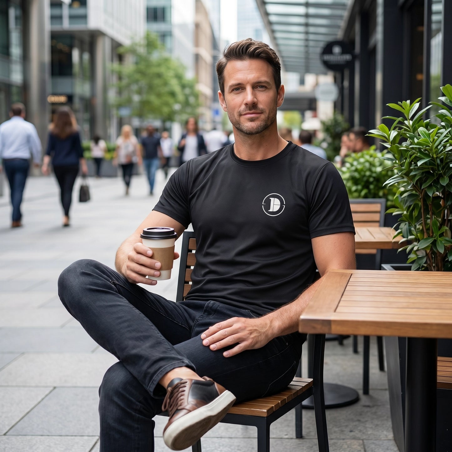 DISCOVERYOPT Quick-Dry Sports T-Shirt