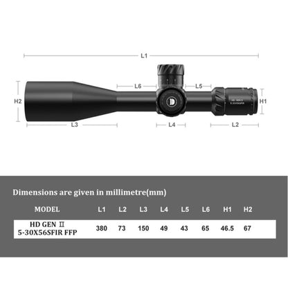 HD GEN II 5-30X56SFIR,SLT FFP IR-MIL ZEROSTOP Optics Scopes - DiscoveryOpt Rifle Scopes-UK - 