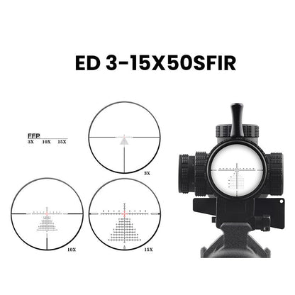 ED-LHT GEN2 3-15X50SFIR FFP-Z Optics Scopes