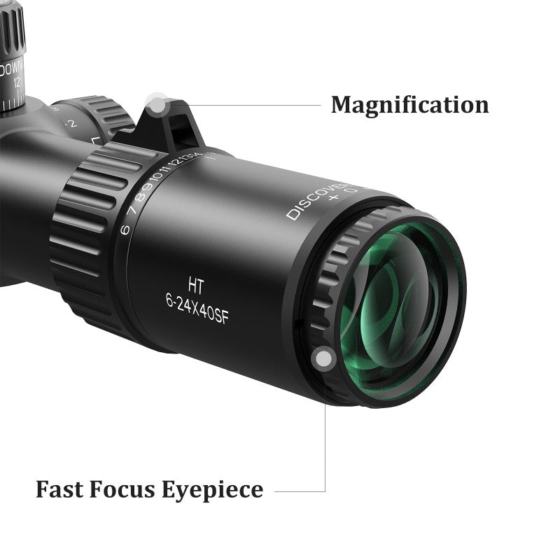 HT 6-24X40SF FFP Optics Scopes - DiscoveryOpt Rifle Scopes-UK - 