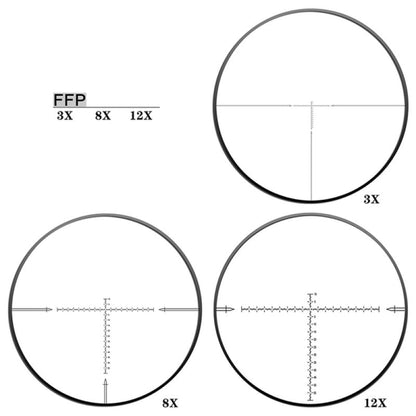 HT 3-12X40SF Compact FFP Optics Scope - DiscoveryOpt Rifle Scopes-UK - Optics