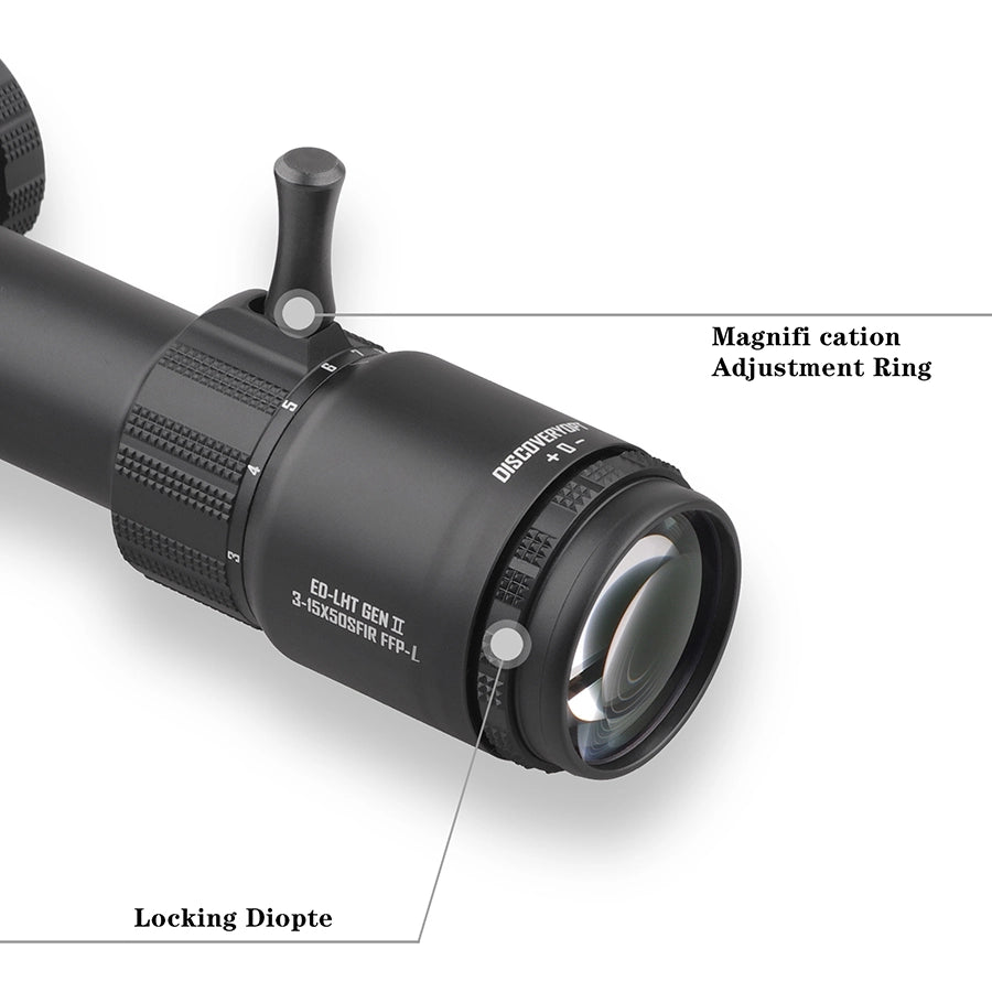 ED GENⅡ 3-15X50SFIR FFP-L-MOA Durchmesser: 30MM Optik Zielfernrohre 