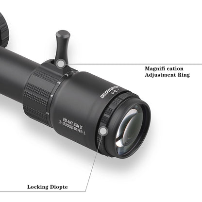 ED GENⅡ 3-15X50SFIR FFP-L-MOA Diameter:30MM Optics Scopes