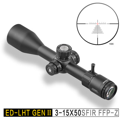 ED GENⅡ 3-15X50SFIR FFP-Z-MRAD Diameter:30MM Optics Scopes