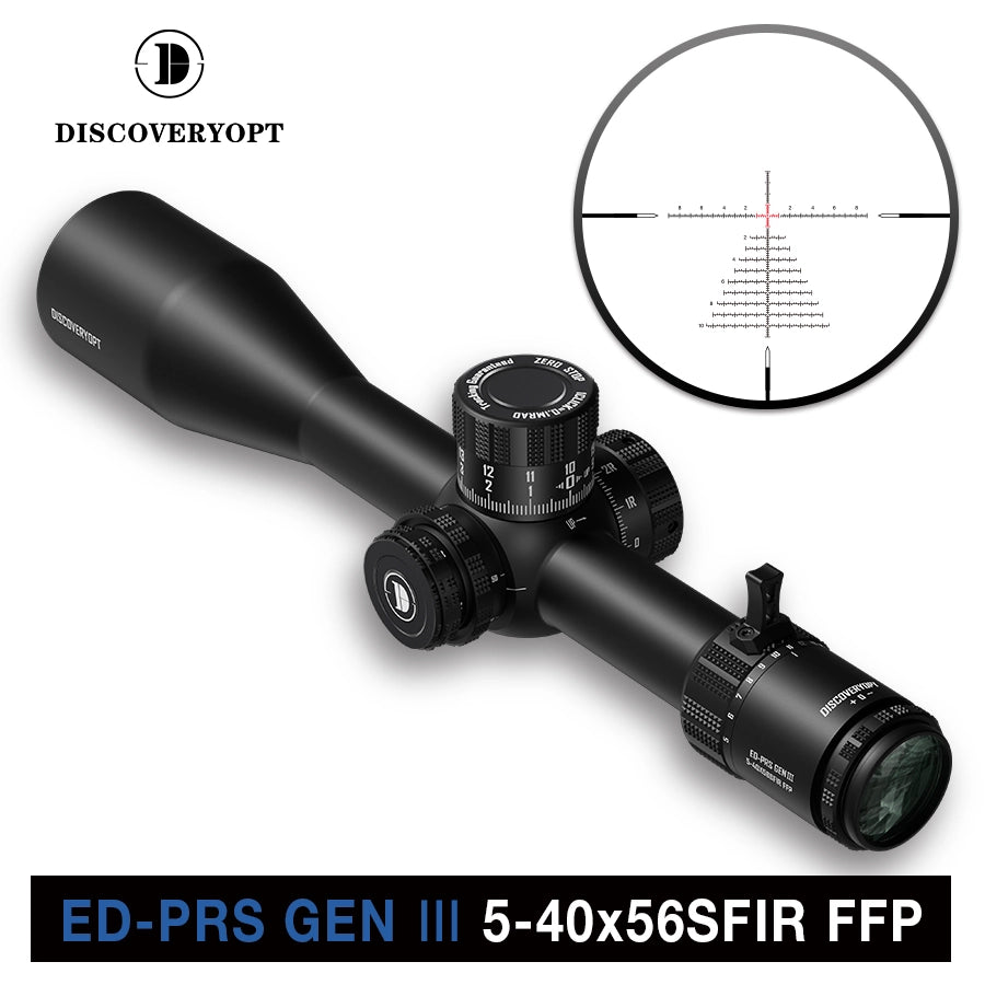 DISCOVERYOPT ED-ELR GEN III 5-40X56SFIR FFP-MRAD/MOA-Z Diameter:35MM Optics Scope
