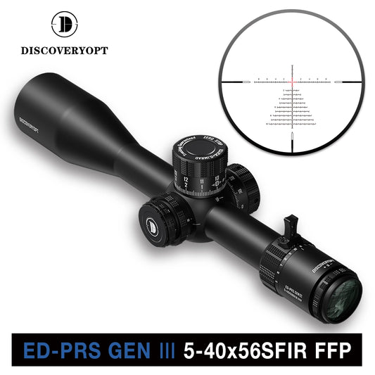 DISCOVERYOPT ED-ELR GEN III 5-40X56SFIR FFP-MRAD/MOA-Z Diameter:35MM Optics Scope