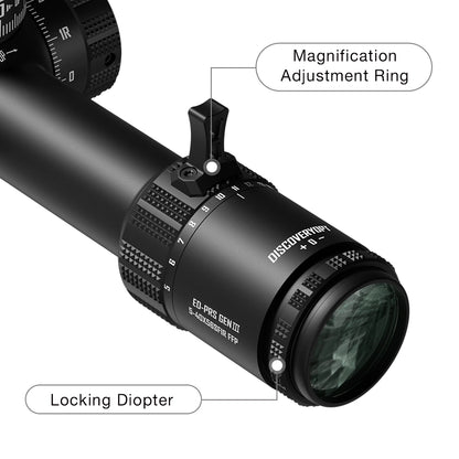 DISCOVERYOPT ED-ELR GEN III 5-40X56SFIR FFP-MRAD/MOA-Z Diameter:35MM Optics Scope