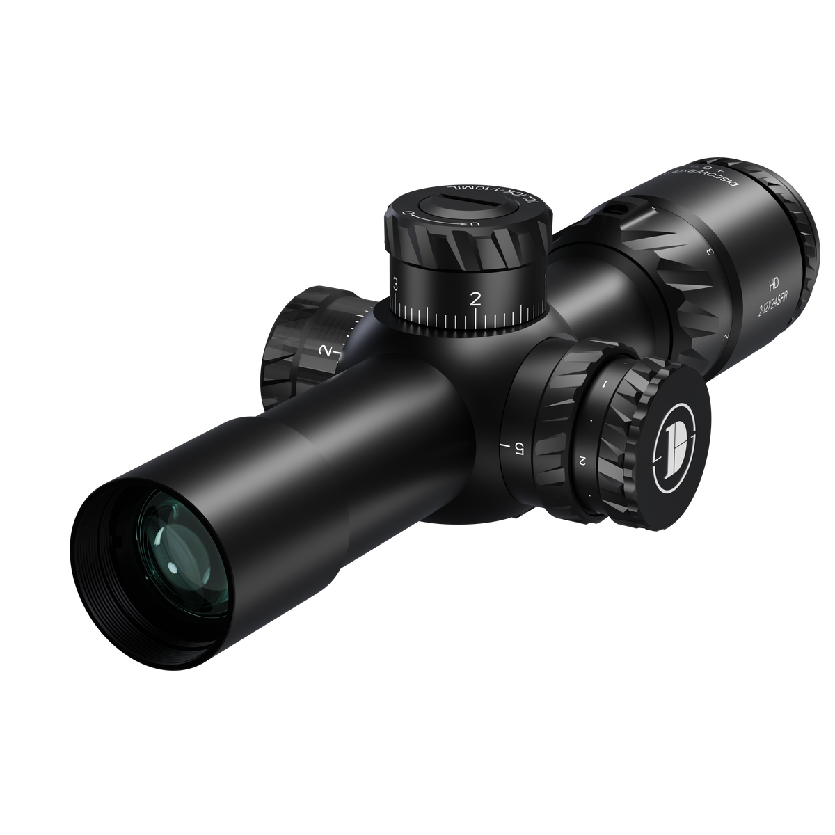 DISCOVERYOPT HD 2-12x24 FFP MPVO Rifle Scope | Compact Mid-Range ...