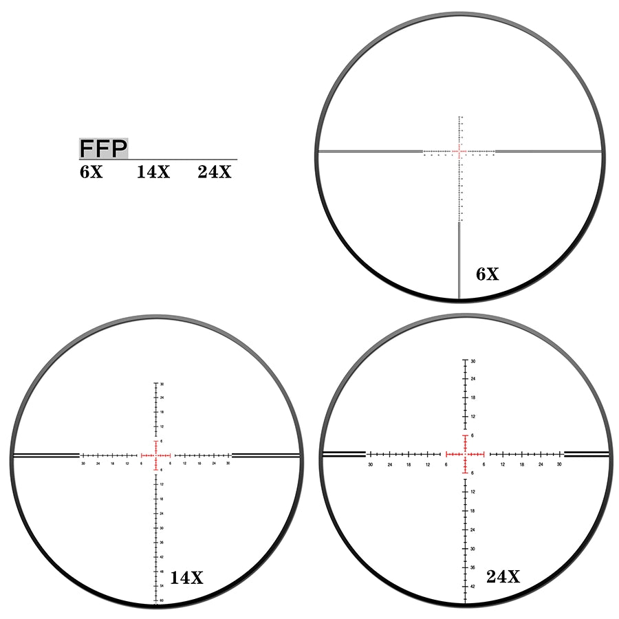 DISCOVERYOPT HT 6-24X44SFIR FFP-MOA Diameter:30MM Compact Optics Scopes