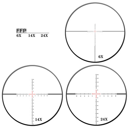 DISCOVERYOPT HT 6-24X44SFIR FFP-MOA Diameter:30MM Compact Optics Scopes