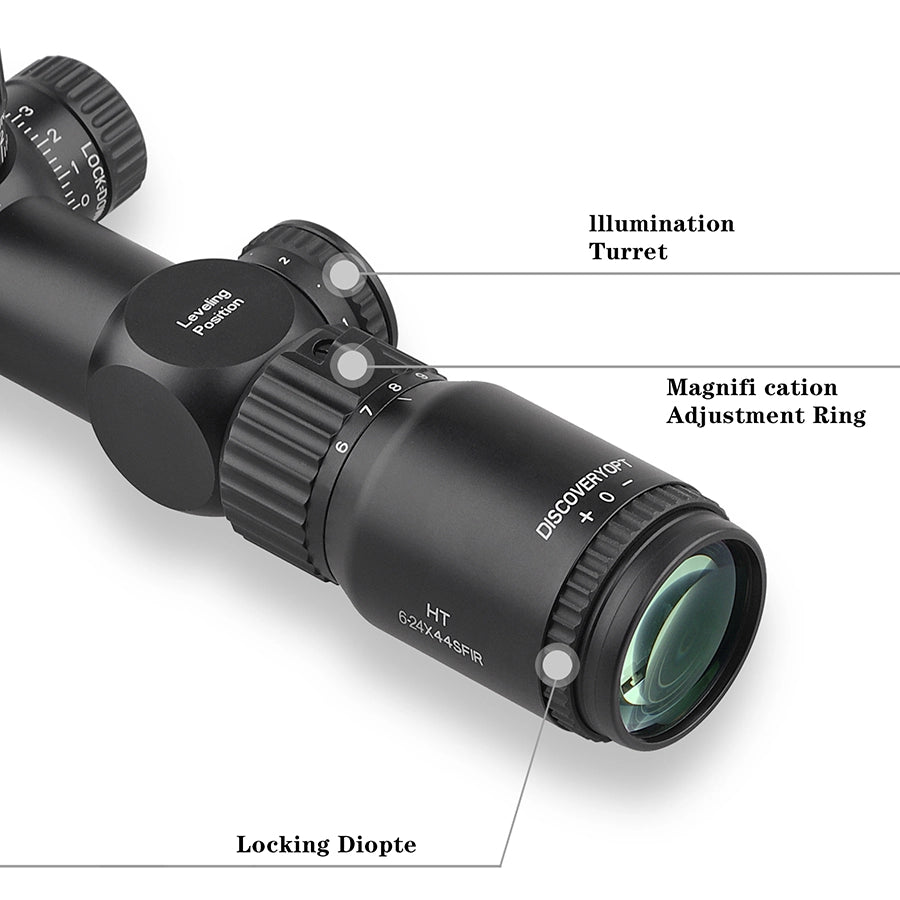 DISCOVERYOPT HT 6-24X44SFIR FFP-MOA Diameter:30MM Compact Optics Scopes