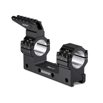 DISCOVERYOPT Heavy Duty Cantilever Scope Mount with Integrated Top Rail,  0 MOA, 30mm or 34mm Tube, 1.18″ or1.5″  Height