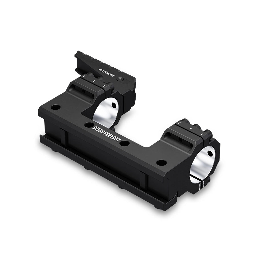 DISCOVERYOPT Heavy Duty Cantilever Scope Mount with Integrated Top Rail,  0 MOA, 30mm or 34mm Tube, 1.18″ or1.5″  Height