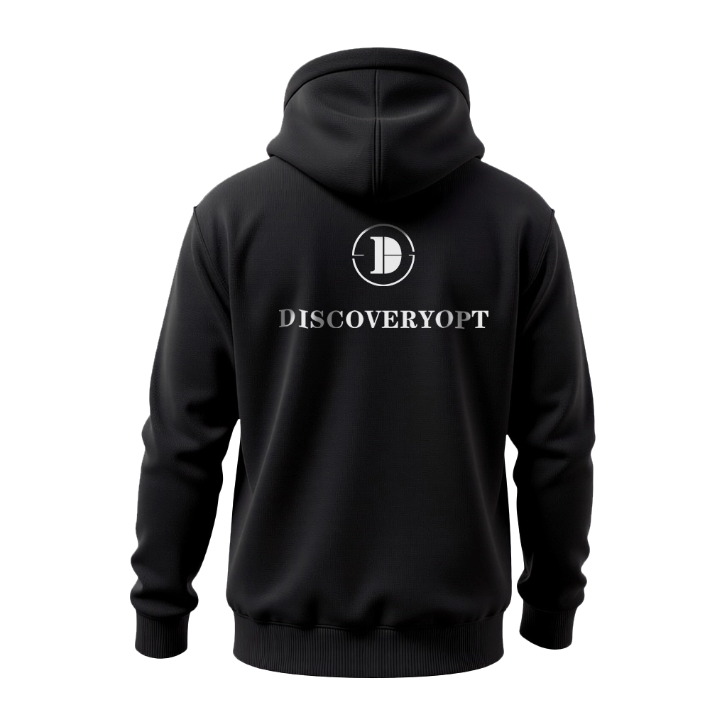 DISCOVERYOPT Men's Hooded Sweatshirt