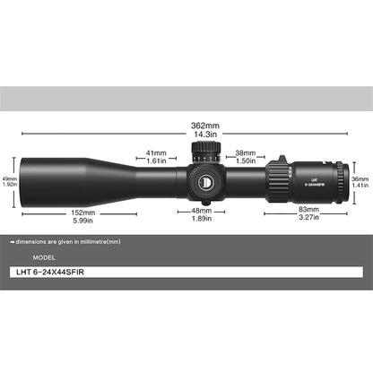 DISCOVERYOPT LHT 6-24X44SFIR FFP-MOA-L Diameter:30MM Optics Scopes