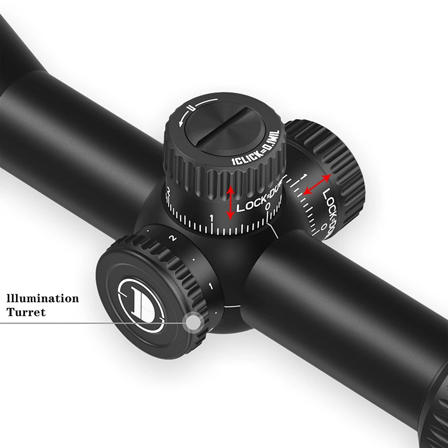 MS 2-10X40IR SFP-MIL Diameter:25.4MM Optics Scopes