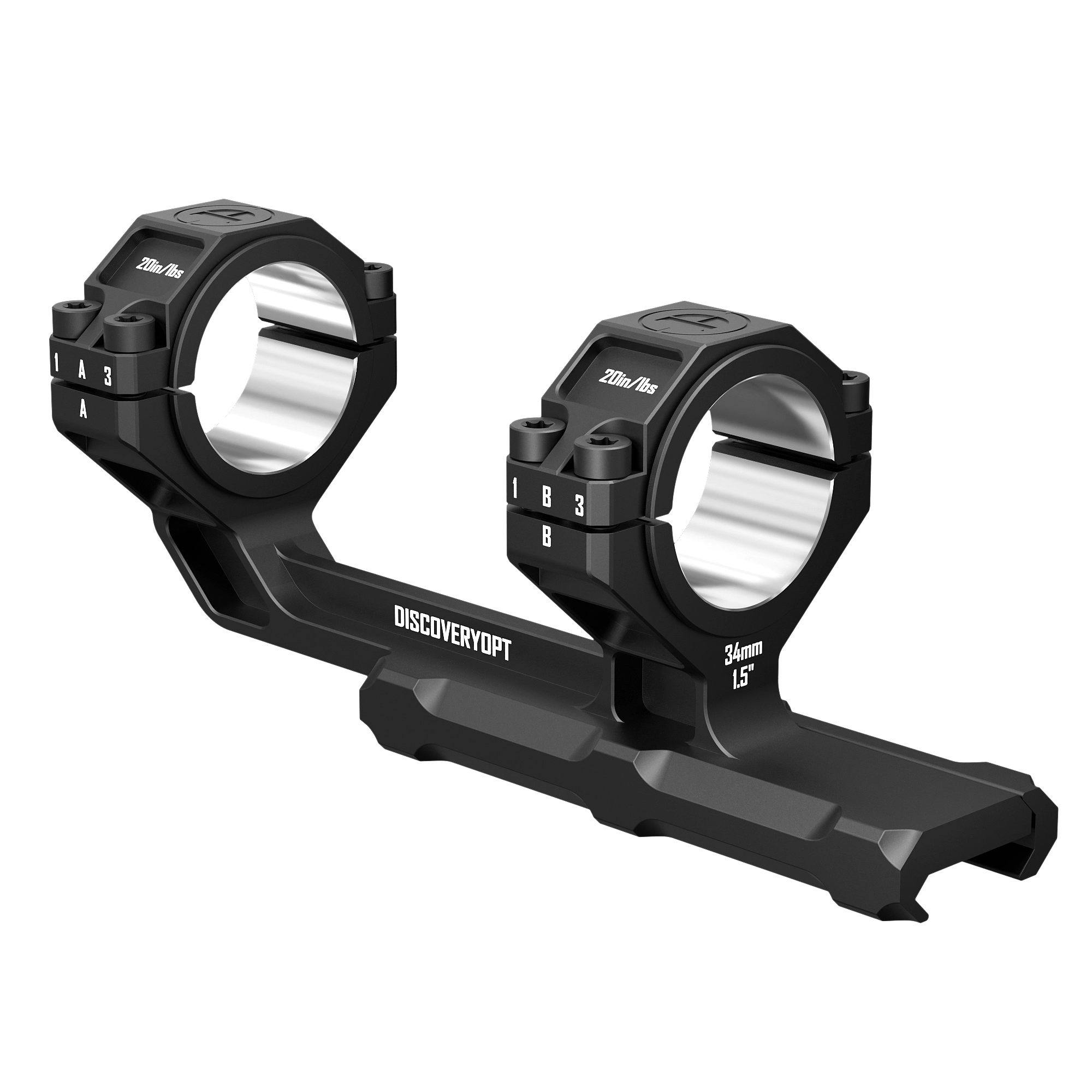 DISCOVERYOPT Multi-Compatible Cantilever Scope Mounts | One-Piece 0MOA