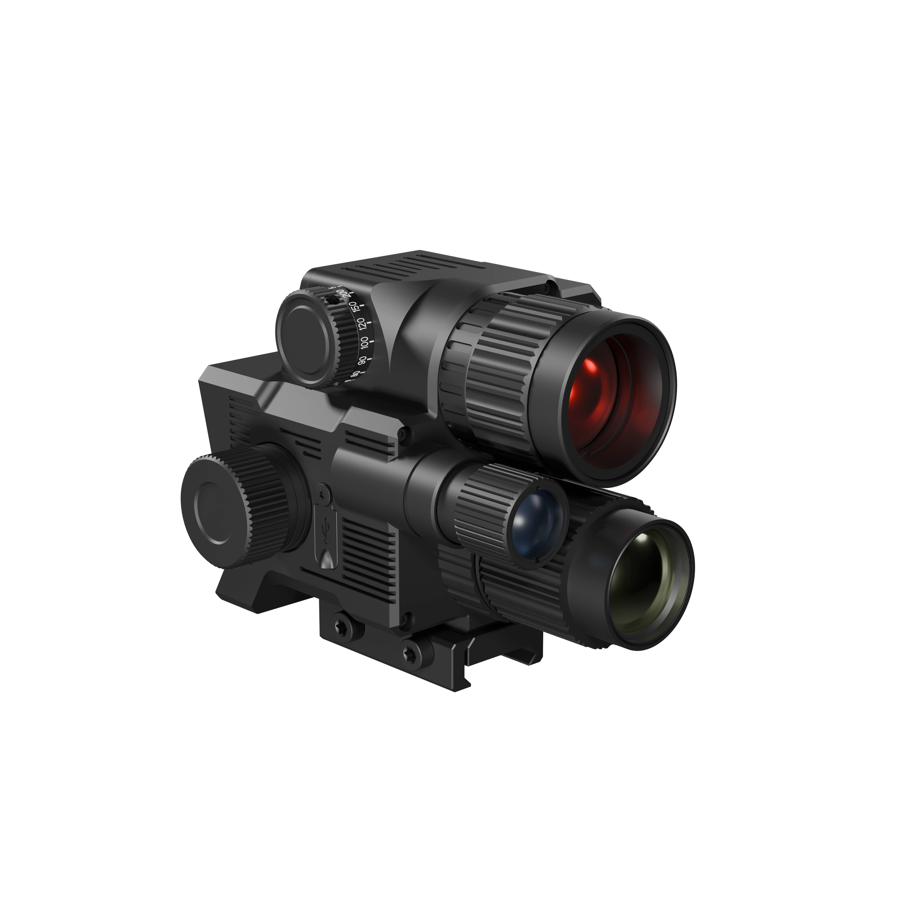 DISCOVERYOPT DNTD325SABC | Multispectral Thermal Imaging Scope with Laser Rangefinder & Ballistic Calculator
