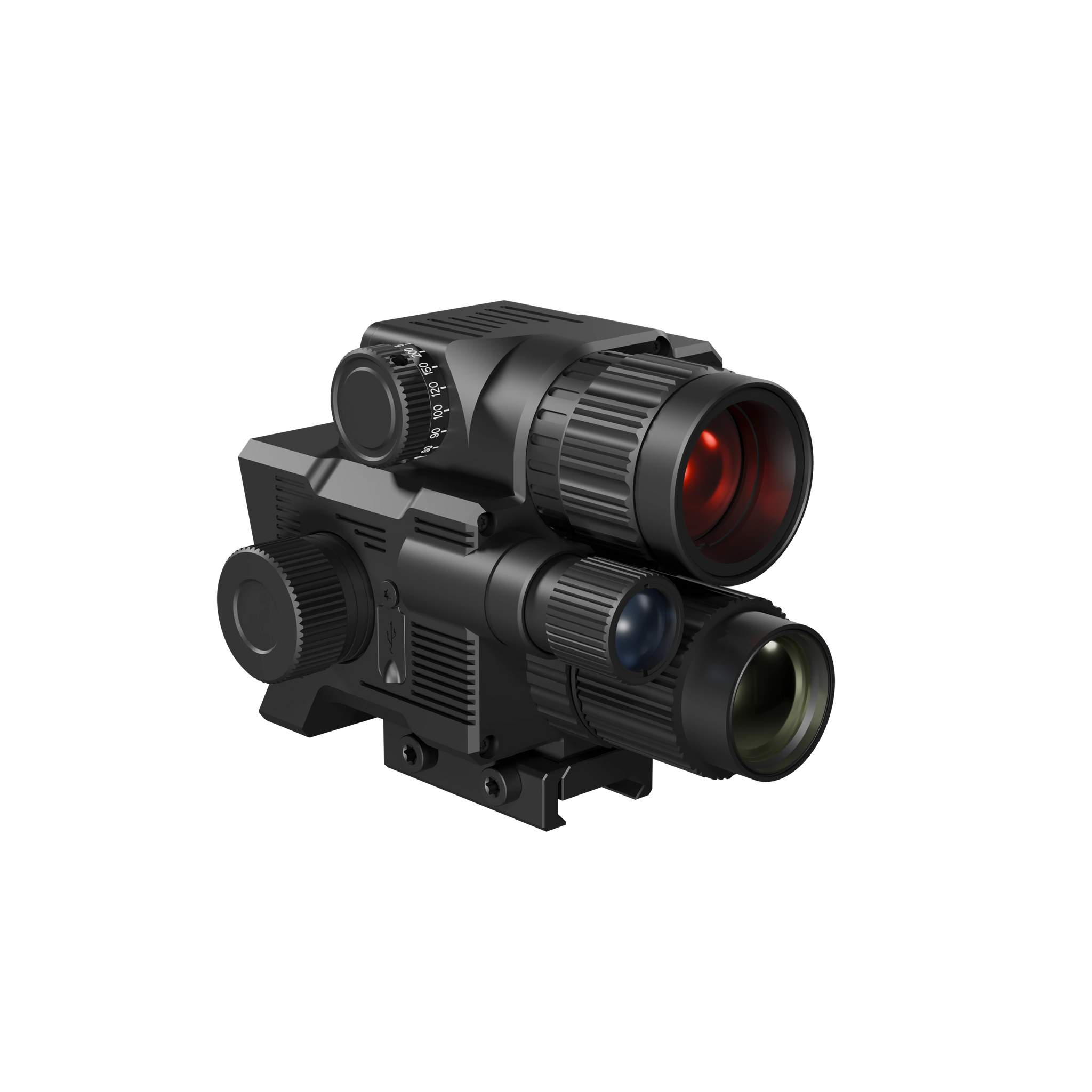 DISCOVERYOPT DNTD325SABC | Multispectral Thermal Imaging Scope with Laser Rangefinder & Ballistic Calculator