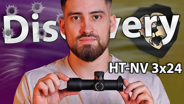 Оптический прицел Discovery HT-NV 3x24 IR (30 мм, оригинал, Mil-Dot) видео обзор