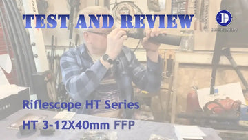 Discoveropt Optics | HT 3-12X40mm Rifle Scopes Optics FFP MOA Illuminated Reticle 30mm Tube