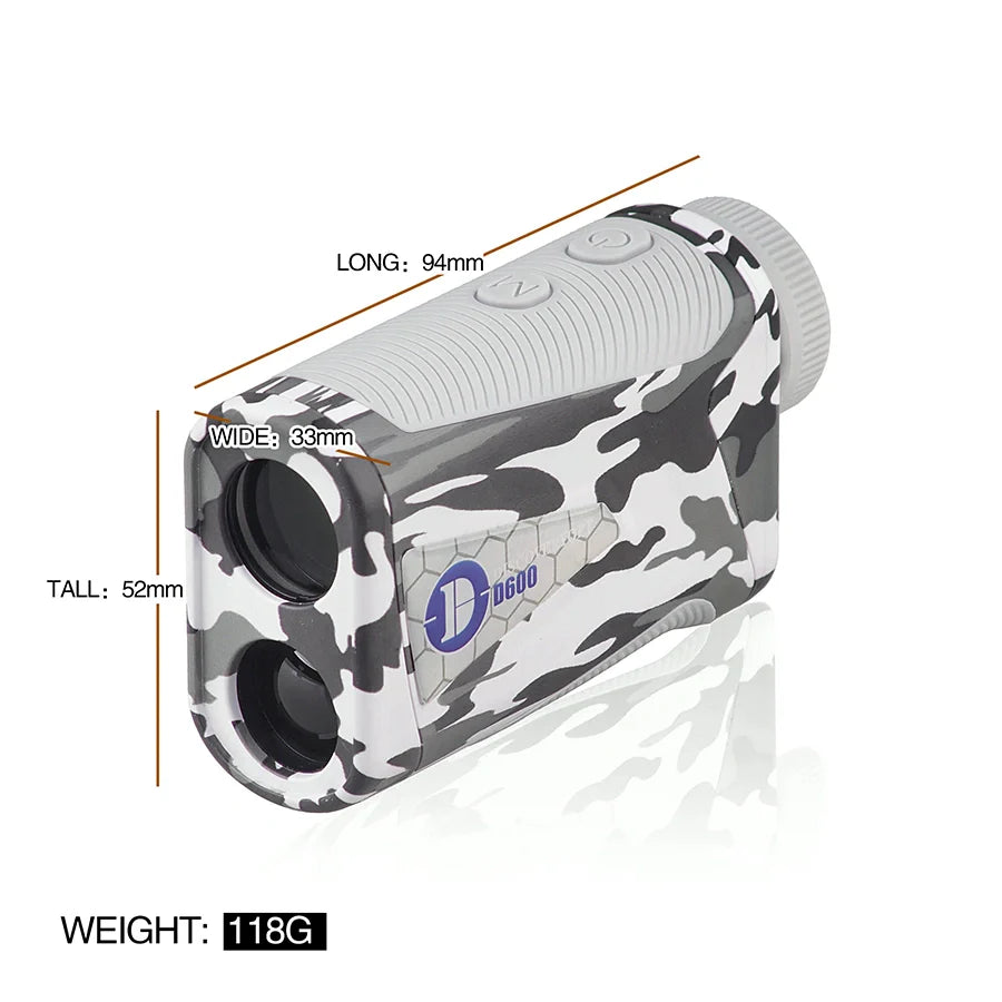 Mini-Entfernungsmesser für Jagd/Golf 600/800/1200 Yards – Präzision und Genauigkeit des Laser-Entfernungsmessers