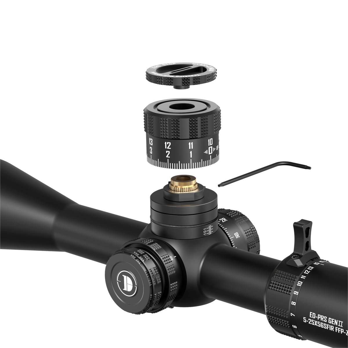 Prs Scope DISCOVERYOPT ED PRS GEN II 5-25x56 FFP Rifle Scope | Zero Stop MRAD/MOA ...