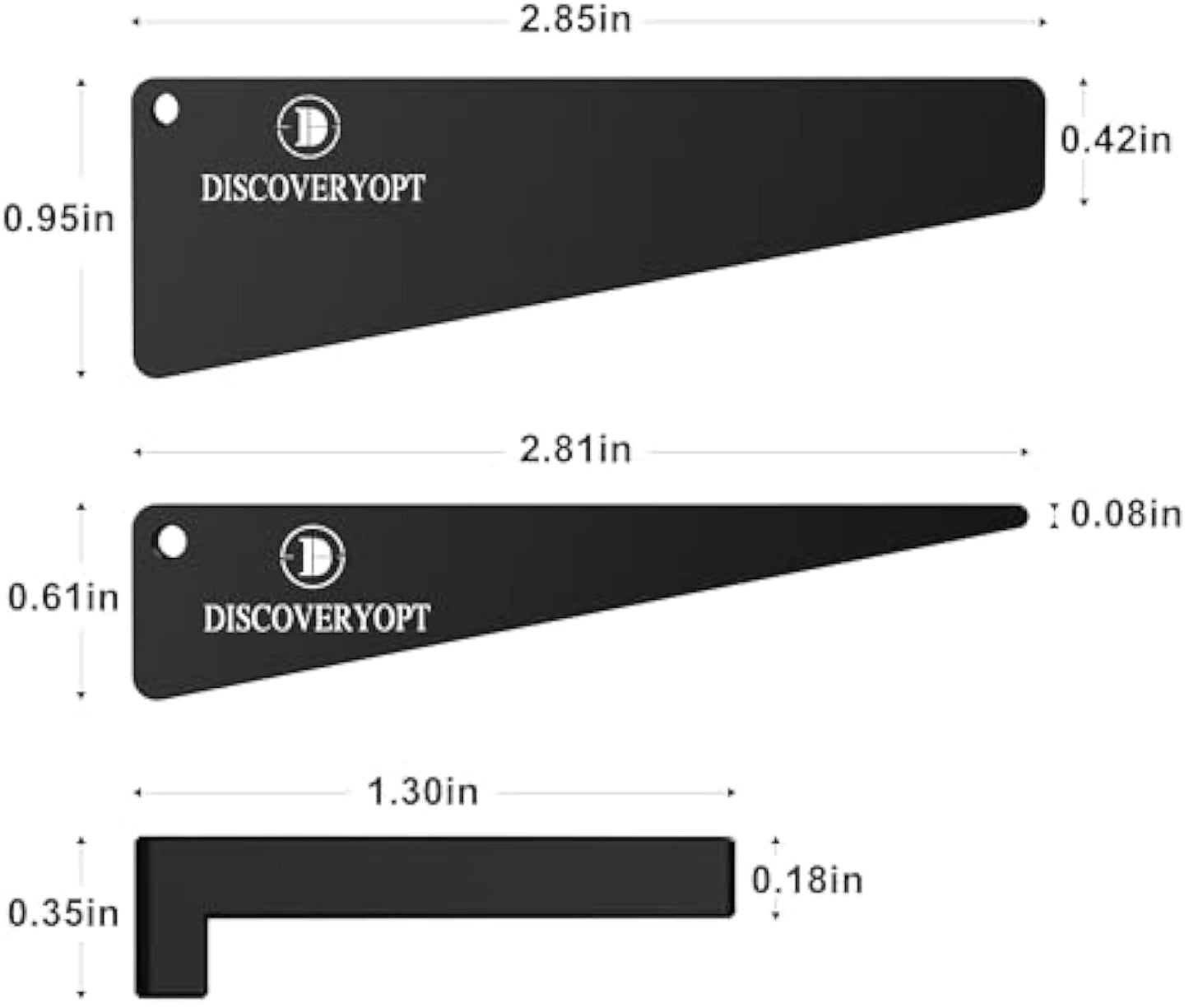 Scope Leveling Kit | Scope Level Wedge in One-Piece Mounts or Scope Rings